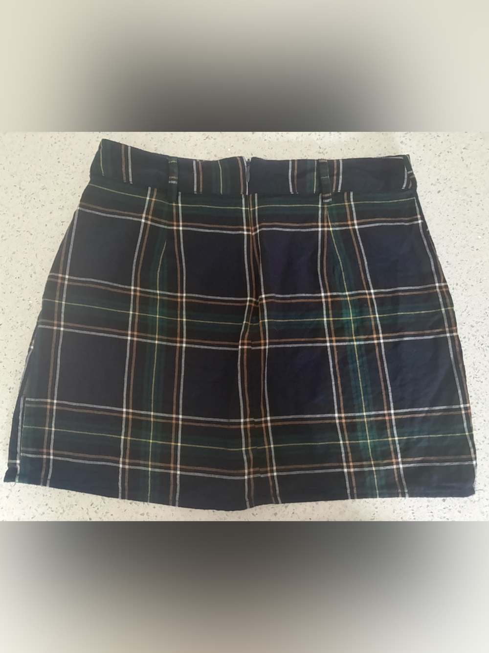Sky and Sparrow Plaid Mini Skirt M Dark Academia Preppy Y2K Vibe - Picture 3 of 7